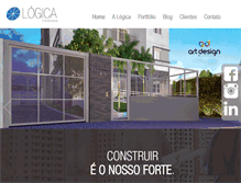 Tablet Screenshot of logicaengenharia.com.br